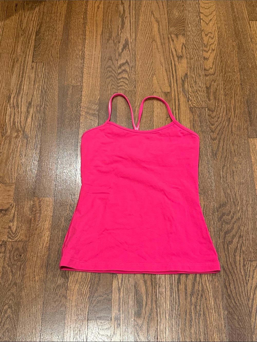 Lululemon Racerback Strappy Hot Pink Tank